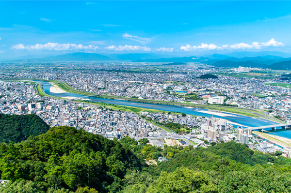 岐阜城からの眺望