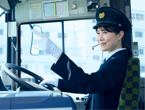 新卒バス運転士